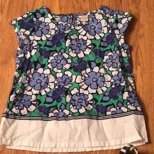 Girls Gymboree floral top